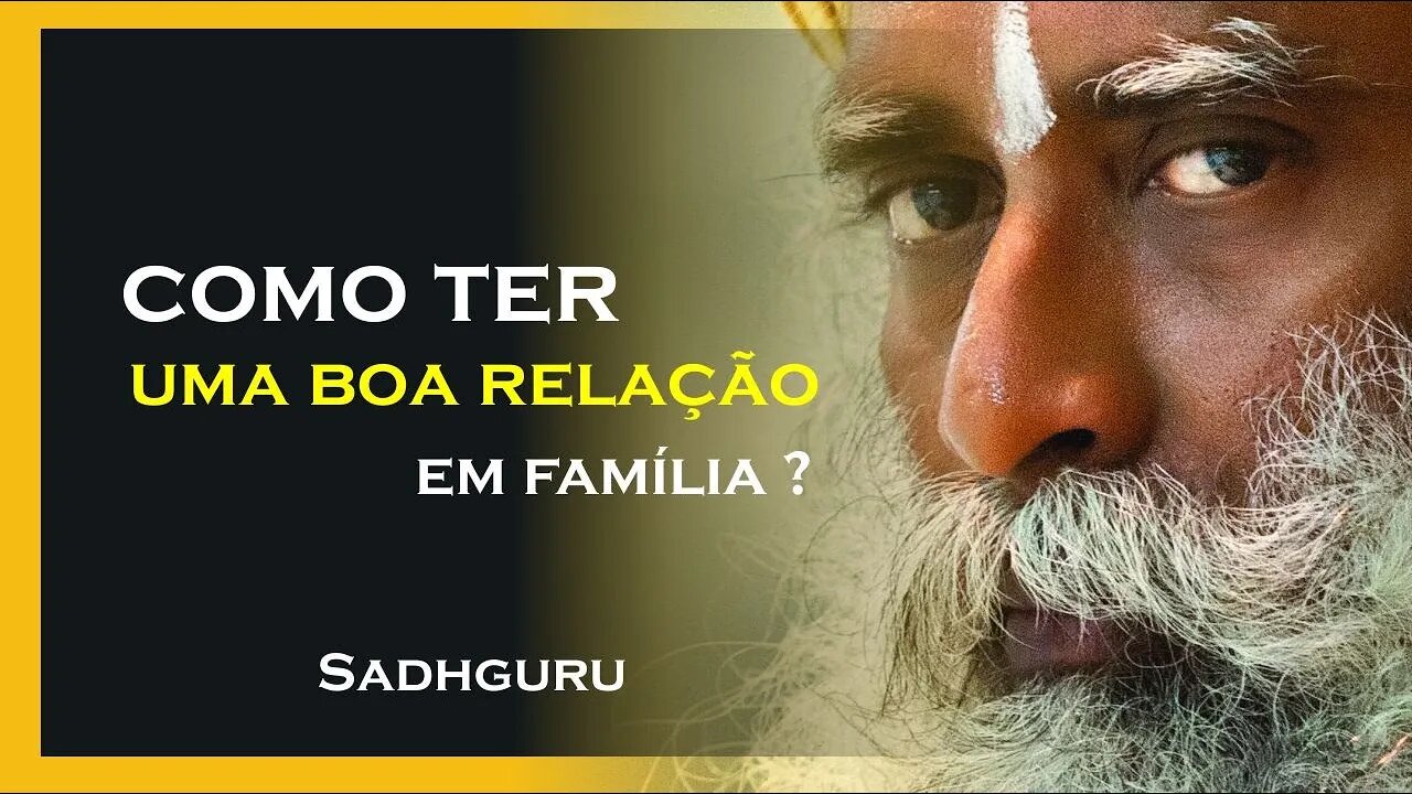 FAMÍLIA É PURO GERENCIAMENTO, SADHGURU DUBLADO