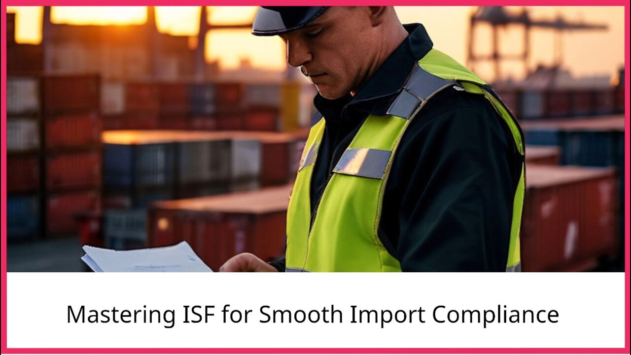 Mastering Importer Security Filing: The Building Block of Import Compliance