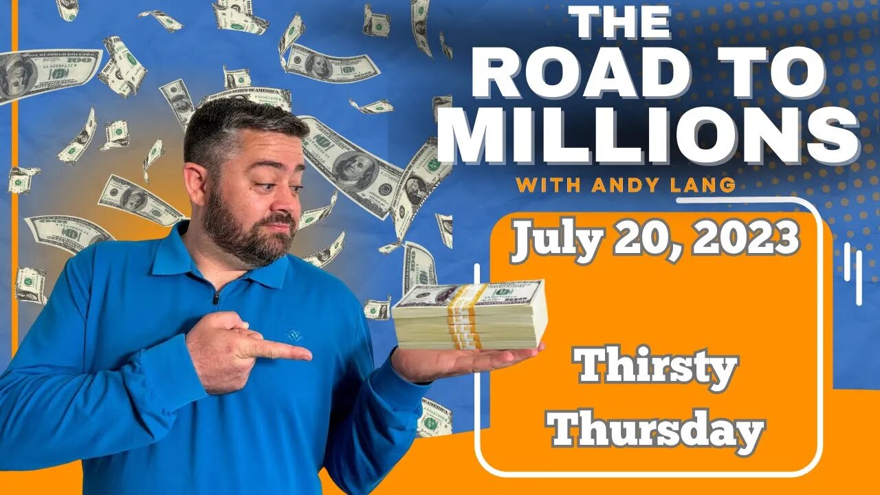The Road To Millions Bankroll - How to Turn $1,000 into $1,000,000-Thursday July 20