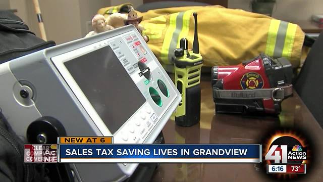 Grandview to buy new gear for police, fire departments with renewed sales tax