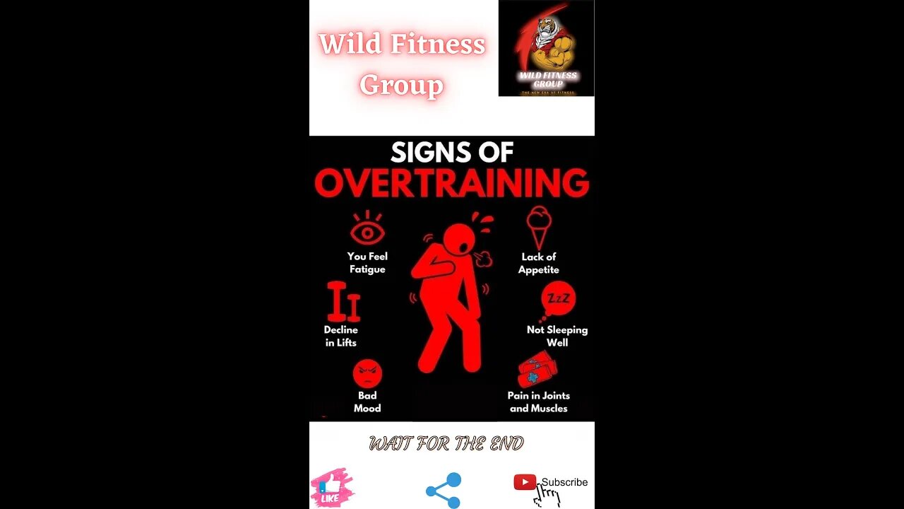 🔥Signs of overtraining🔥#shorts🔥#viralshorts🔥#fitnessshorts🔥#wildfitnessgroup🔥