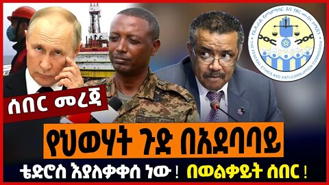 የህወሃት ጉድ በአደባባይ ❗️ ቴድሮስ እያለቃቀሰ ነው ❗️ በወልቃይት ሰበር ❗️