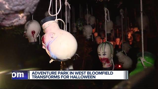 Metro Detroit Halloween crowds head to The Adventure Park's Haunted Forest