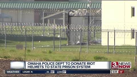 Omaha Police donate riot gear to Department of Corrections