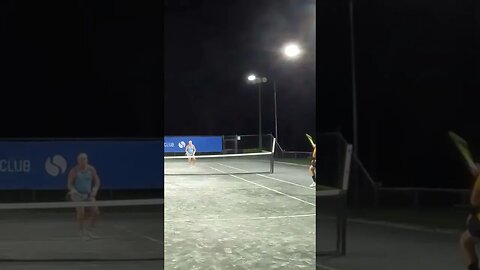 reaction volley lob winner #short