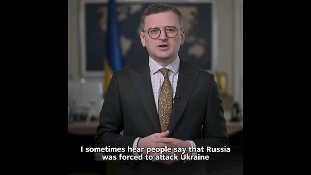 Dmytro Kuleba: FAKE NEWS; Russia was forced to attack Ukraine because Ukrainians wanted to join NATO