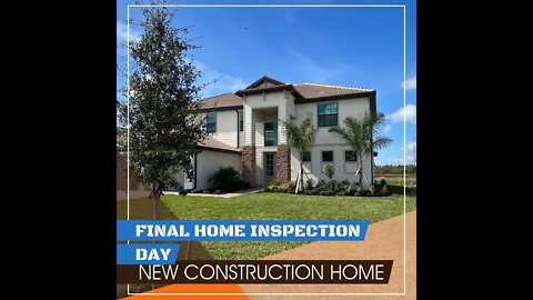 Final Home Inspection Day