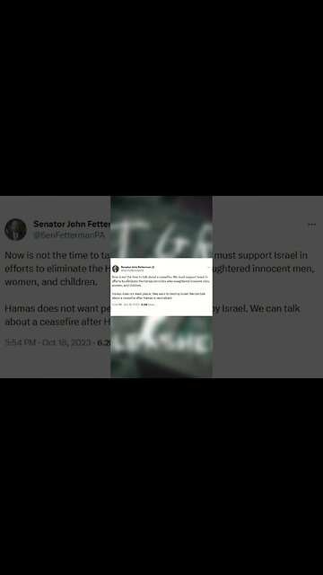 John Fetterman SUPPORTS Who?