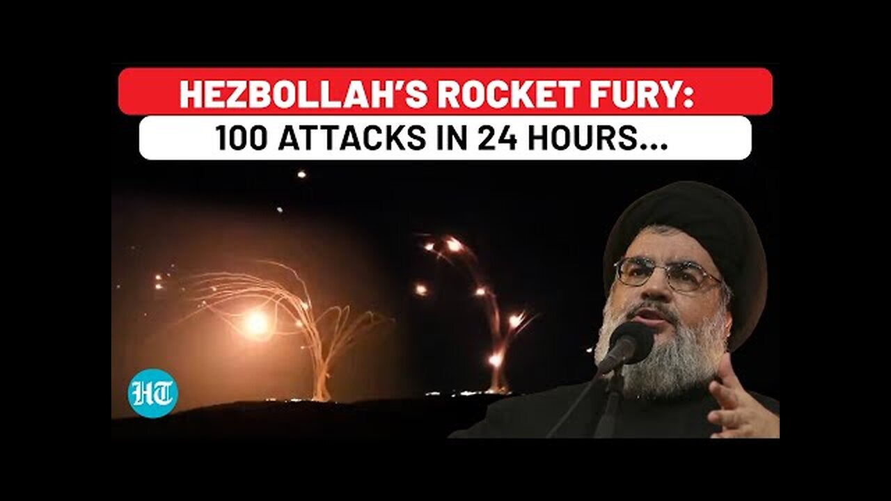 100 Rockets In 4 Waves... | Iron Dome Fails Again As Hezbollah Bleeds Israel | Gaza War