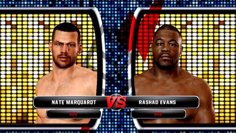 UFC Undisputed 3 Gameplay Rashad Evans vs Nate Marquardt (Pride)