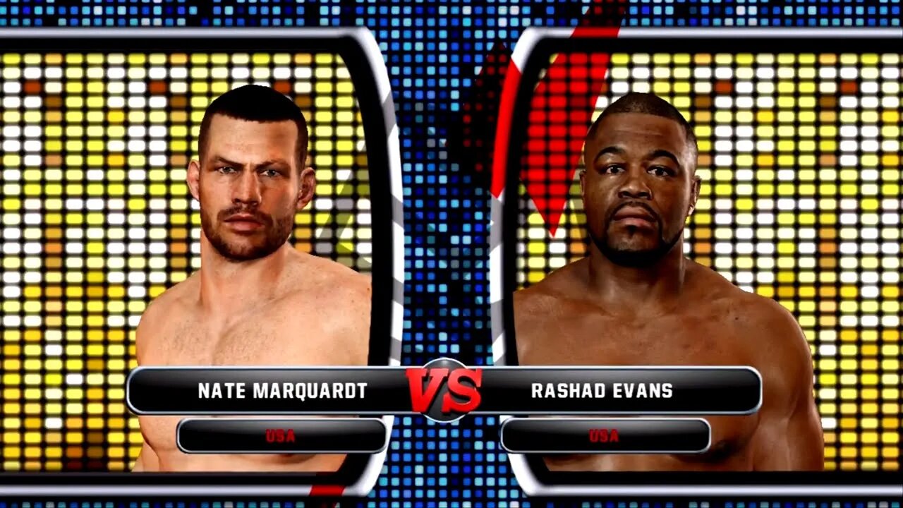 UFC Undisputed 3 Gameplay Rashad Evans vs Nate Marquardt (Pride)