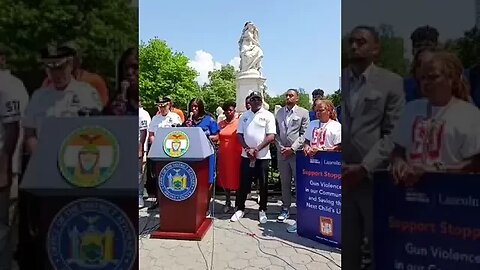 The Anti-Gun Violence Press Conference Joyce Kilmer Park Bronx New York 7/6/23