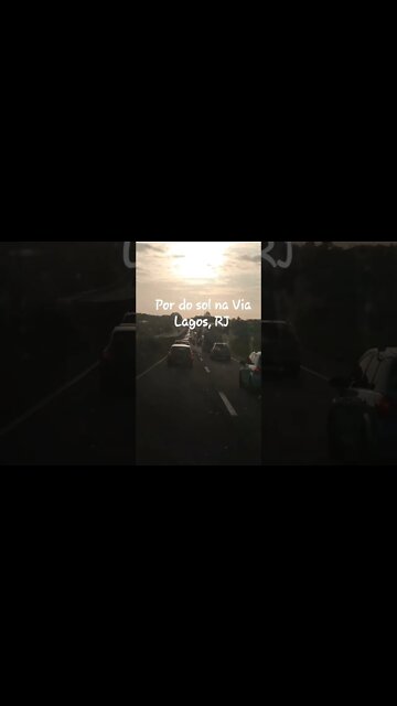 Por do Sol na Via Lagos ontem! Domingo 16/10/2022 #shorts #riodejaneiro