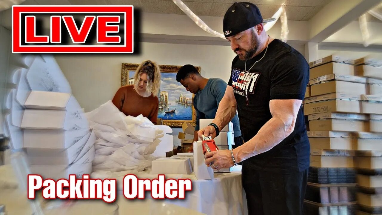 Packing Pre-Orders for Shipping! | TLTG LIVE