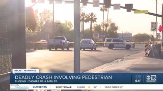 Pedestrian hit, killed near 24th Street and Thomas Road