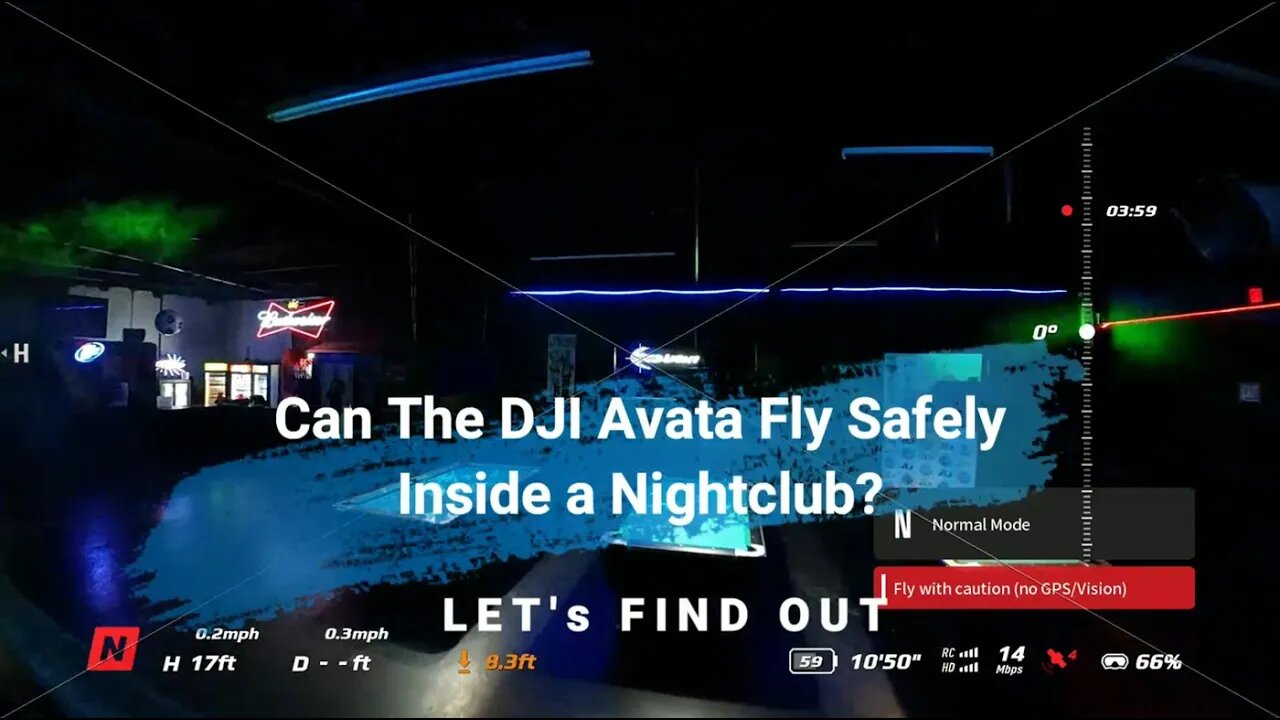 Can the DJI Avata Fly Safely Inside a Nightclub? Let's Find Out! #avata #nightclub