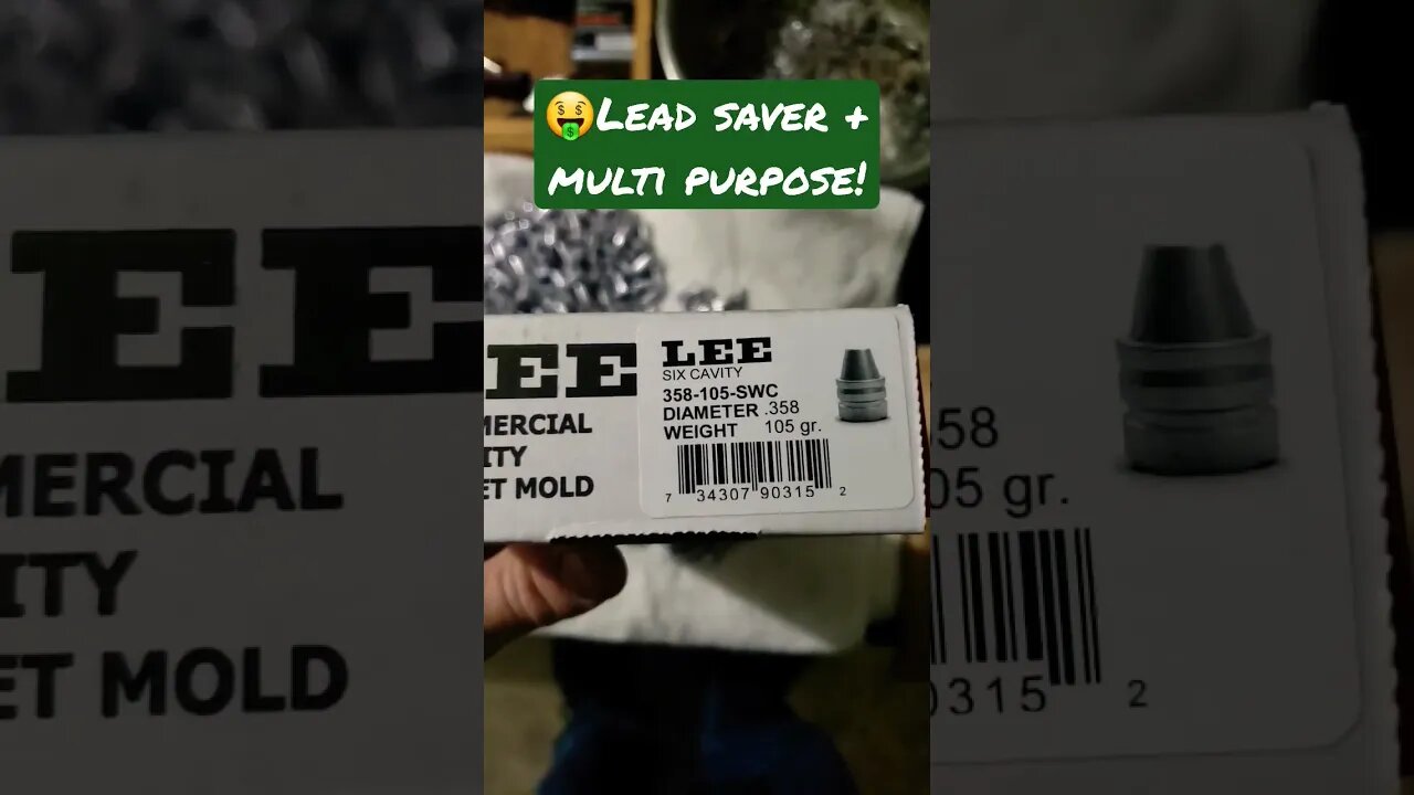 🤑Testing Out A Lead Saver Mold! Lee 358-105 Semi Wad Cutter🇺🇸