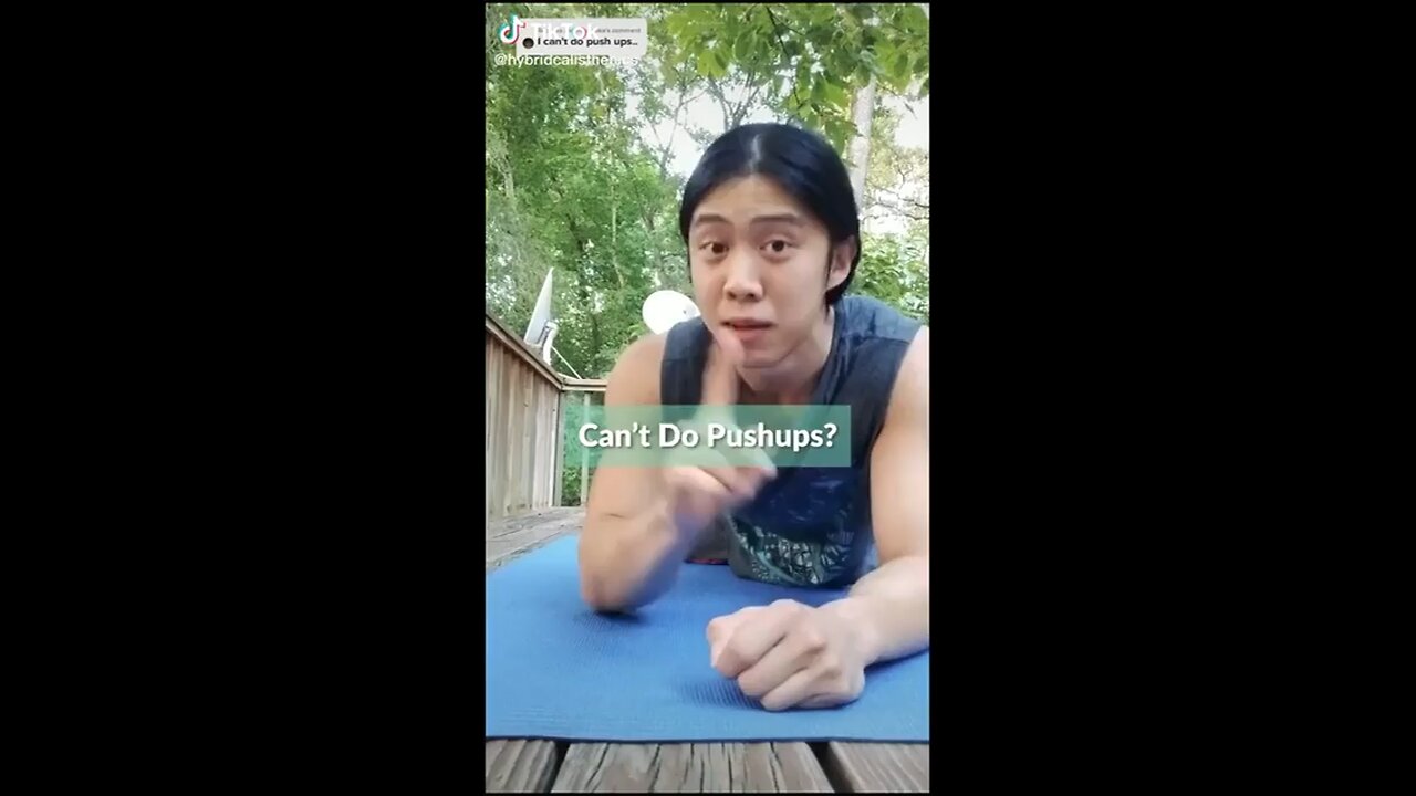 Can’t Do Pushups? Great Way To Start!