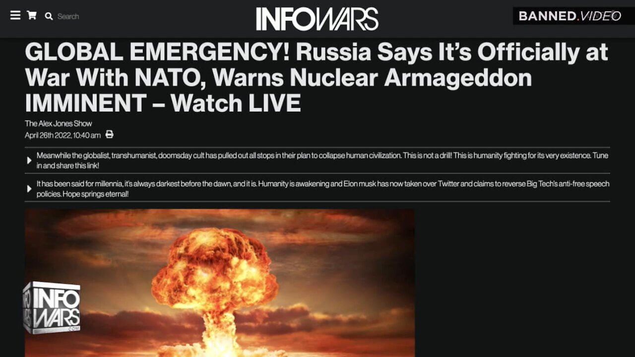 The Road to Nuclear War Russia Officially at War with NATO