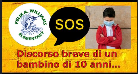 Discorso di un bambino di 10 anni