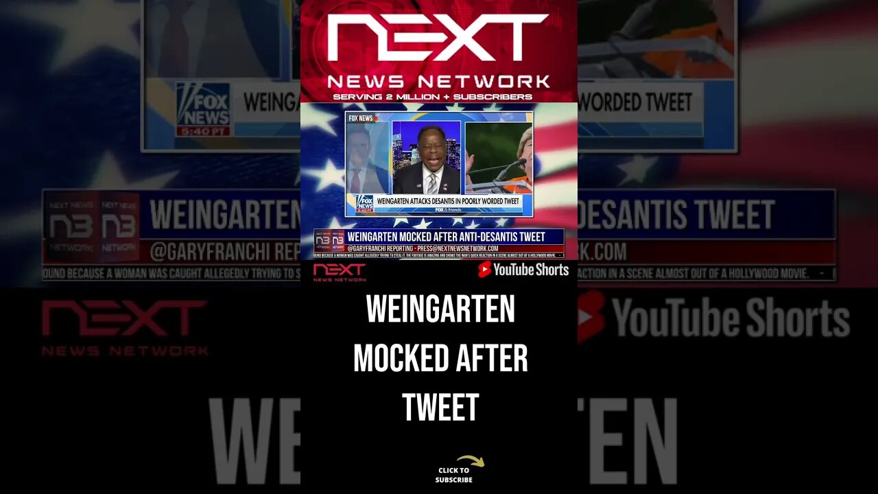 Weingarten MOCKED After Anti-DeSantis Tweet #shorts