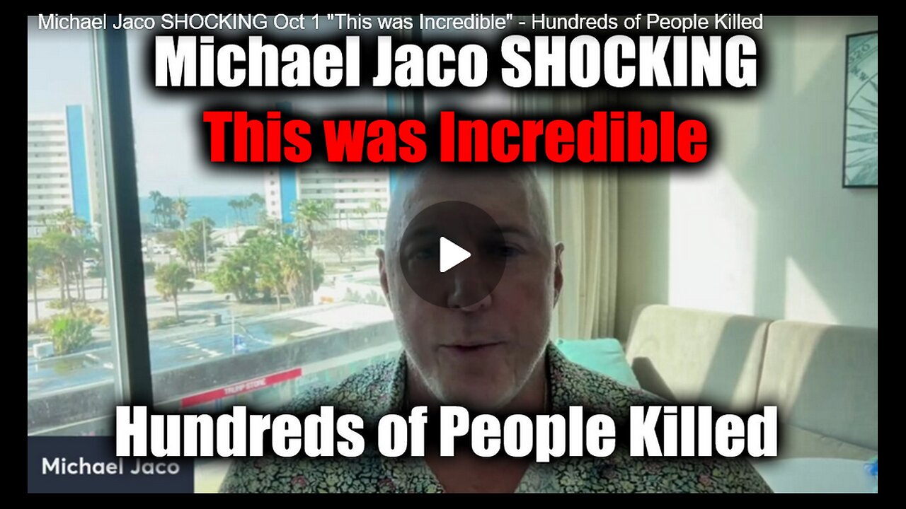 Michael Jaco--Shocking Oct 1 WEATHER ATTACK--“This was Incredible” – Hundreds of People Killed