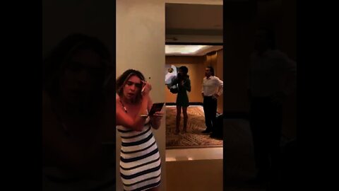 Creepy hotel manager CAUGHT on camera!
