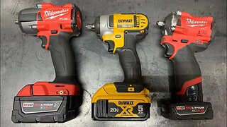 Milwaukee vs DeWalt 3/8 Impact Comparison