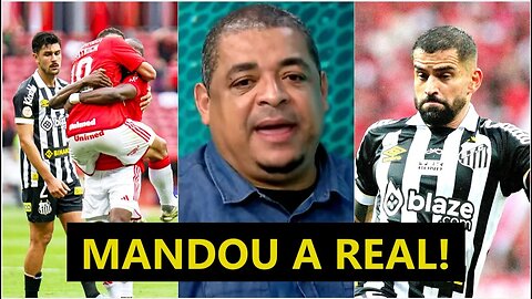 "7 A 1 É VEXATÓRIO! Mas o que o Santos PRECISA FAZER agora é..." Vampeta FALA TUDO do REBAIXAMENTO!