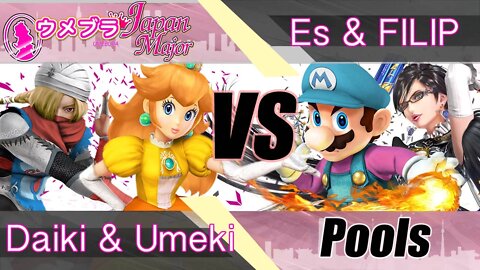 Daiki & Umeki vs. Es & FILIP - Wii U Doubles Pools - Umebura Japan Major