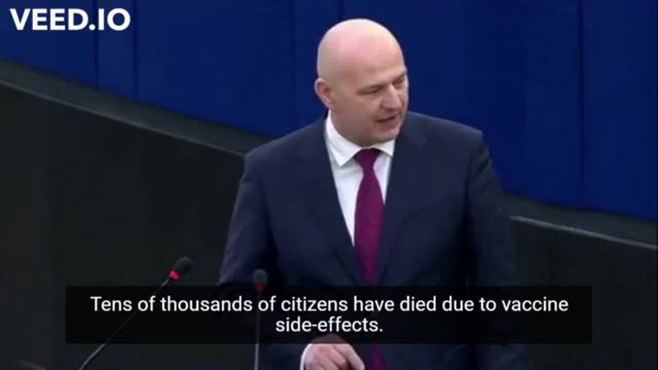 Croatian MEP Tells Emmanuel Macron that he is murdering his citizens with mandatory vaccinations