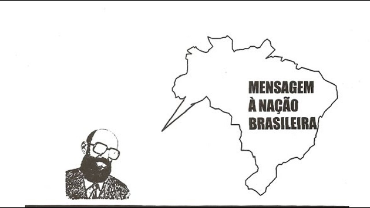 Mensagem de Enéias ao povo brasileiro.