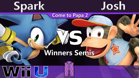 Instinct Spark (Sonic) vs. PPG|Josh (Diddy Kong) - Wii U Winners Semis - CTP2