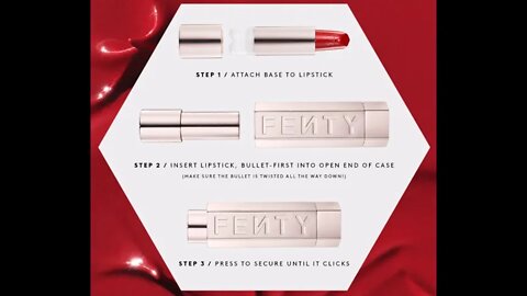 HOW TO ASSEMBLE NEW FENTY BEAUTY ICON SEMI MATTE REFILLABLE LIPSTICK | DEMO CASE + BULLET