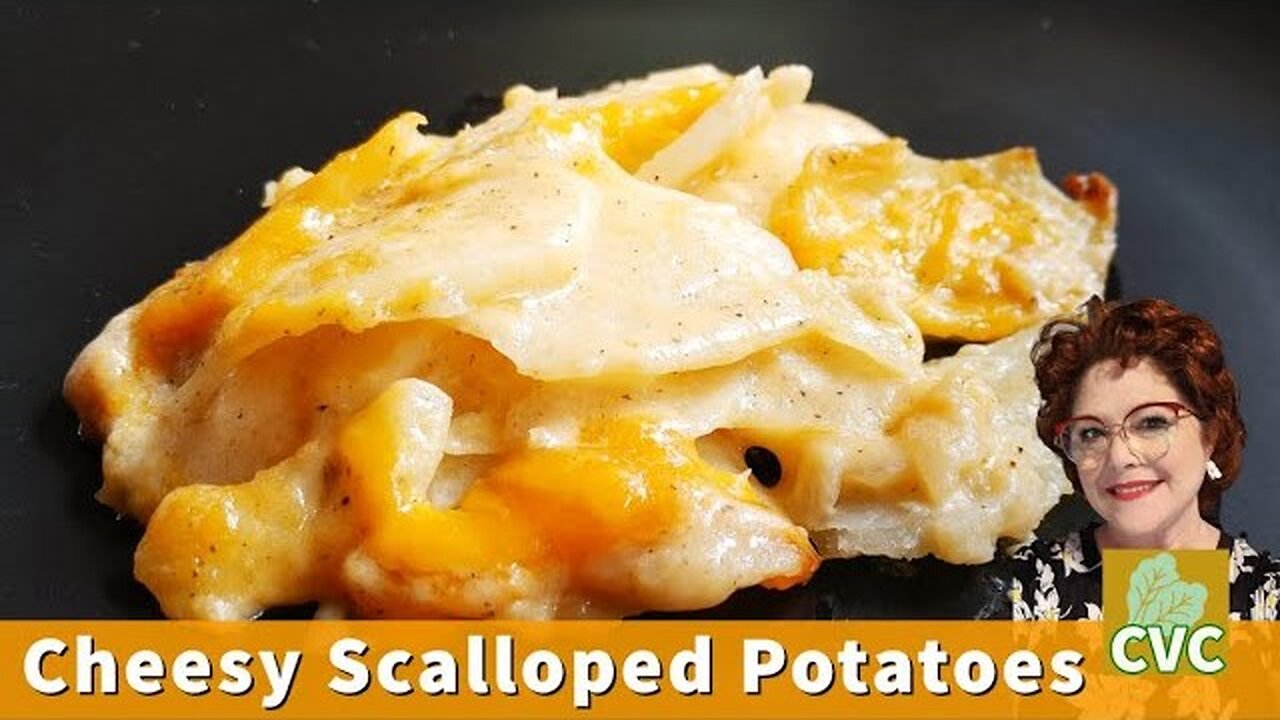 Cheesy Scalloped Potatoes, Collard Valley Cooks