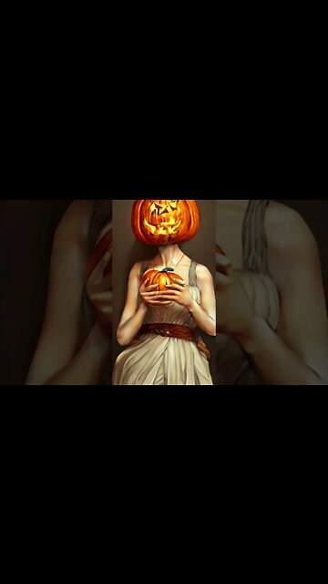 Pumpkin Lady #halloween #halloween2022 #pumpkin