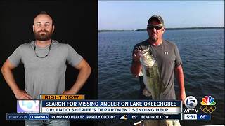 Search continues for Lake Okeechobee fisherman after weekend efforts unsuccessful