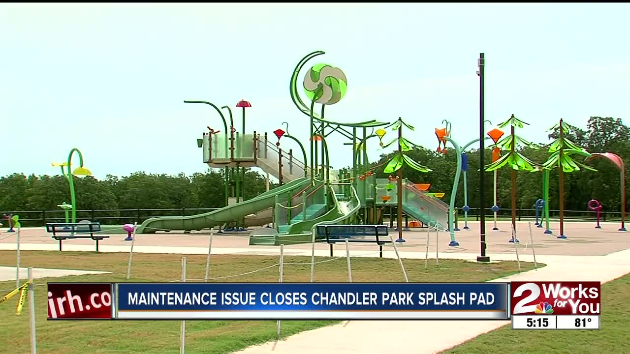 Maintenance issue closes Chandler Park Splash Pad