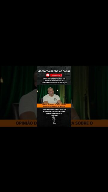 SOBRE ALEXANDRE DE MORAES #shorts #danielsilveira #alexandredemorais #alexandredemoraes #stf