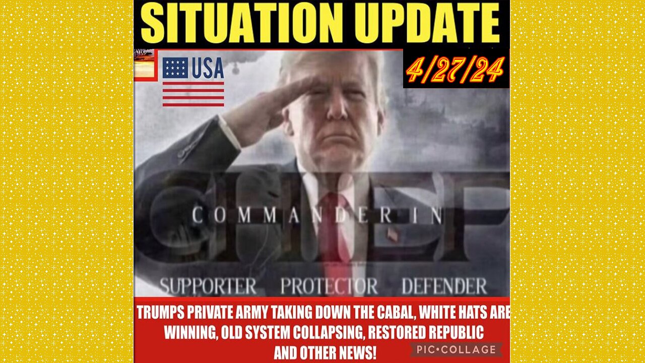 SG Anon. Juan O Savin ~ Situation Update 4/27/24 ~ Restored Republic > Judy Byington- Q+ White Hats