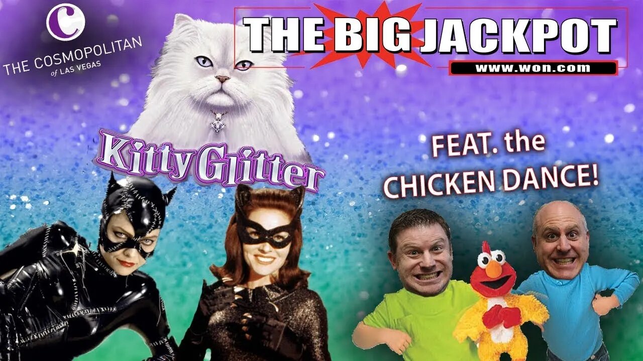 Kitty Glitter Jackpots in Las Vegas 🐱 Huge $120 Bet Bonus Jackpot Wins!