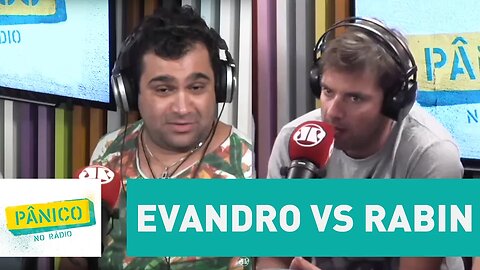 TRETA! A troca de ofensas entre Rabin e Evandro Santo | Pânico