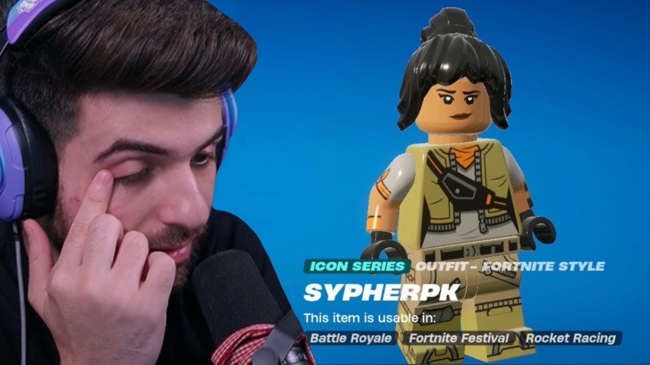 SypherPK Contacted Epic Games IMMEDIATELY After They Messed Up His Icon Skin..