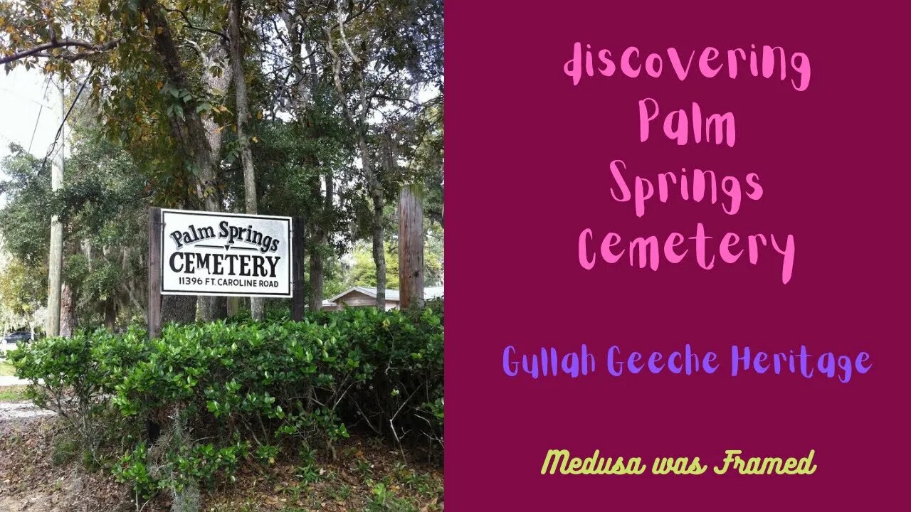 discovering Palm Springs Cemetery in Cosmo, Jacksonville, FL #GullahGeeche #Taphophile