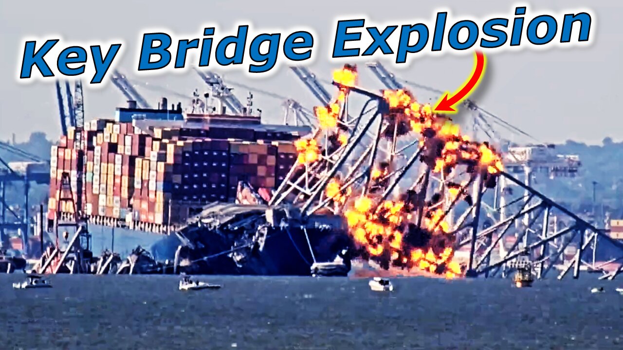 First Views On MV Dali Ship After Bridge Exploded Off