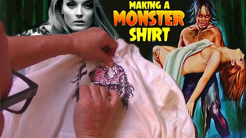 Making a MONSTER Shirt: HORROR Mike Attempts An Iron-on Transfer From a 1970 Grindhouse Fright Flick