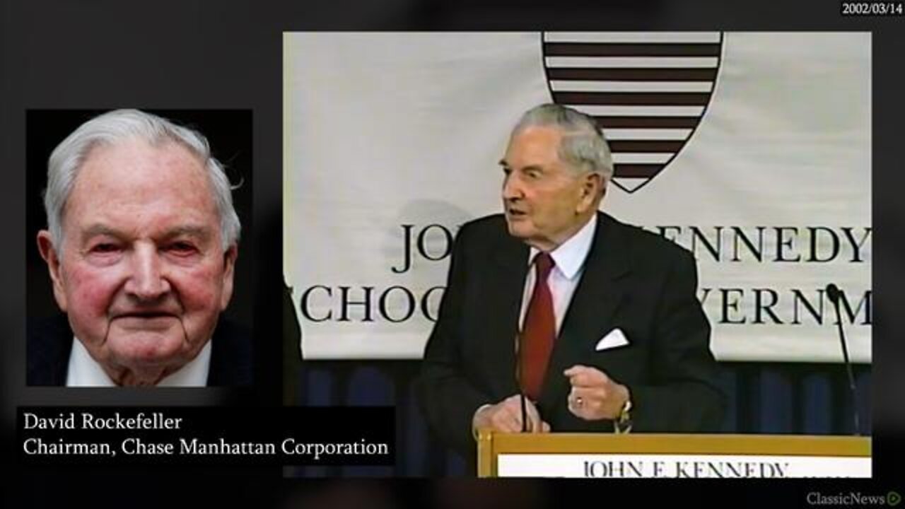 Worldwide | Rockefeller: Crisis Needed for New World Order