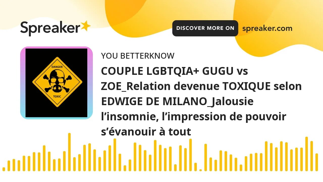 COUPLE LGBTQIA+ GUGU vs ZOE_Relation devenue TOXIQUE selon EDWIGE DE MILANO_Jalousie l’insomnie, l’i