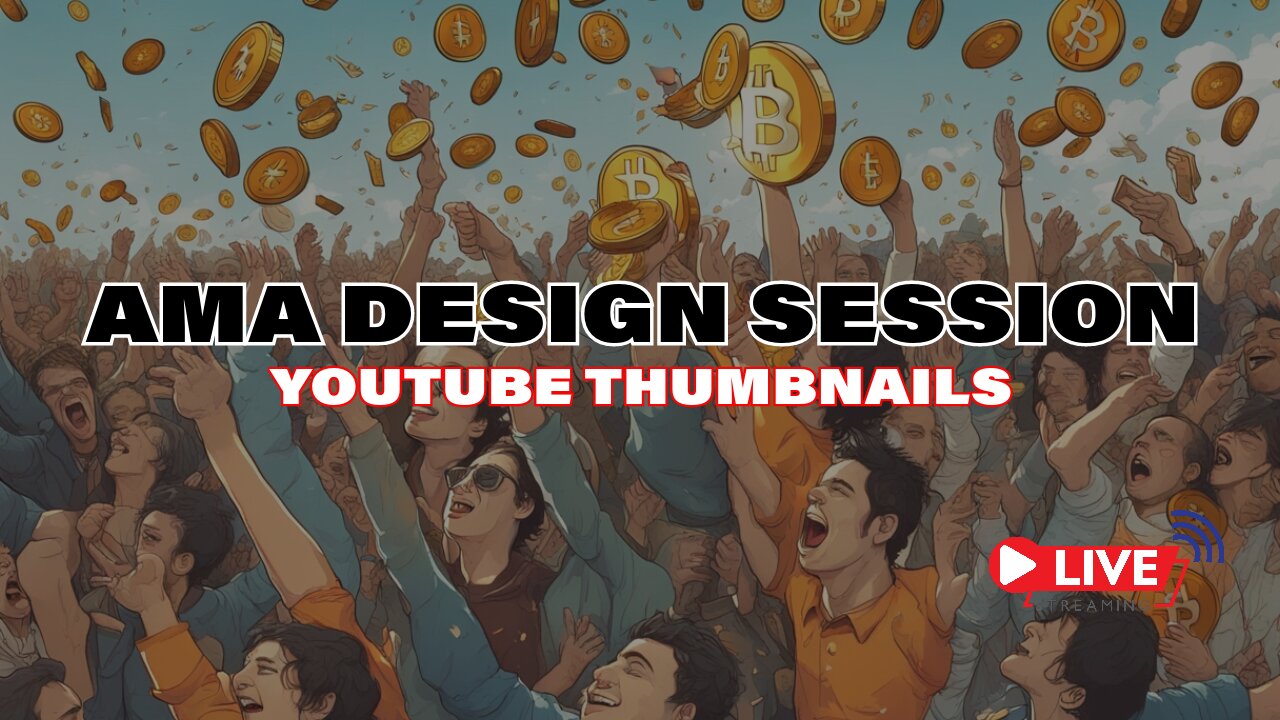 AMA Ask Me Anything design session / Youtube thumbnail creation