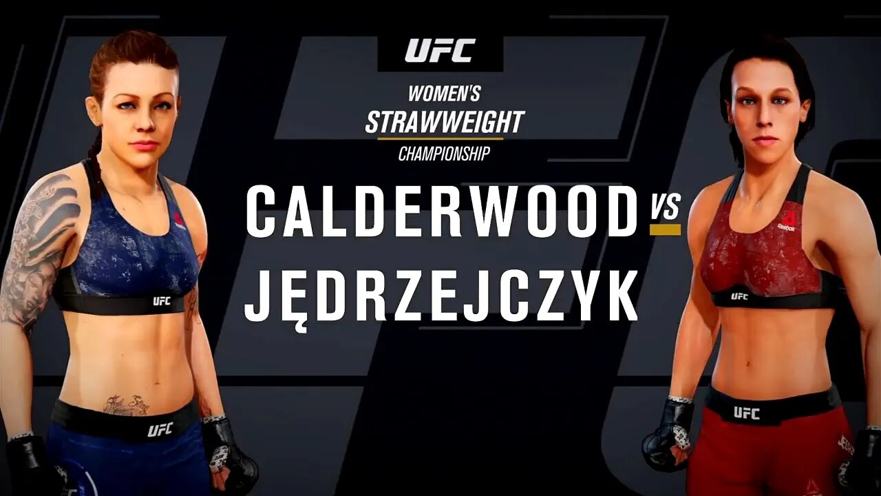 EA Sports UFC 3 Gameplay Joanna Jędrzejczyk vs Joanne Calderwood